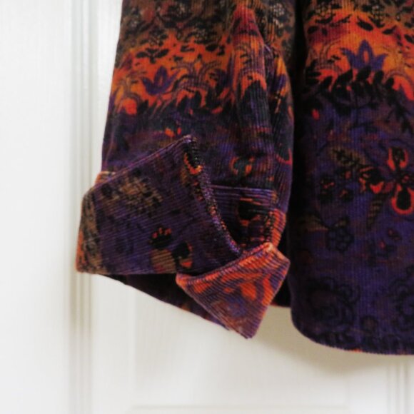 Christopher & Banks M Stretch Corduroy Fall Jacket - Picture 3 of 9